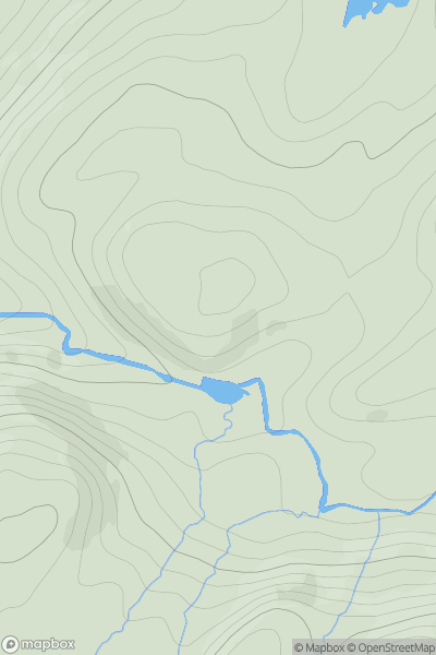 Thumbnail image for Creag nam Fitheach [Knapdale and Kintyre] [NR782848] showing contour plot for surrounding peak